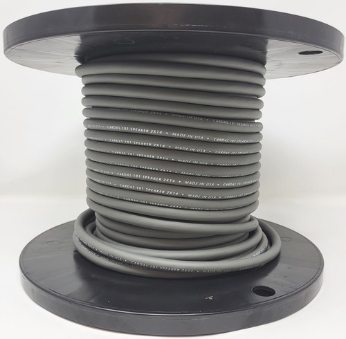 CARDAS Audio Speaker Bulk Cables model 101 wire spool. One piece 35ft (10.5M)