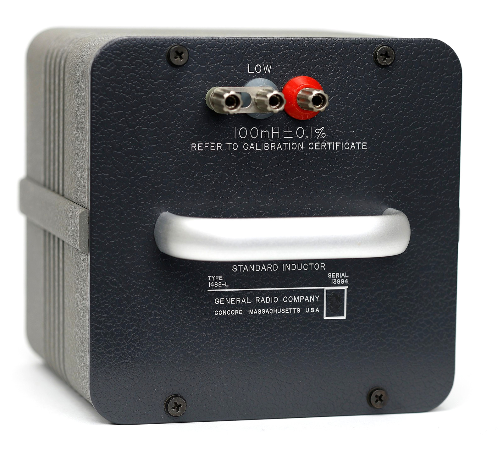 GR General Radio, GenRad IET Labs 1482-L Standard Inductor 100 mH 1482L 0.1%