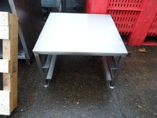 Fully Welded Stainless Steel Dishwasher Stand 600 x 600mm 2 Runners £125 + Vat