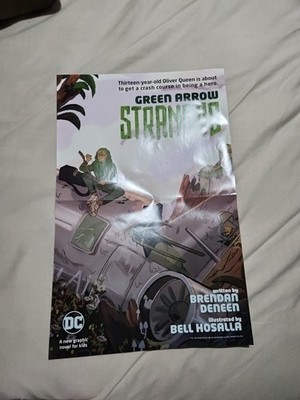 Green Arrow Stranded 11x17 Inch Promo Poster DC Comics Never Hung Bell Hosalla
