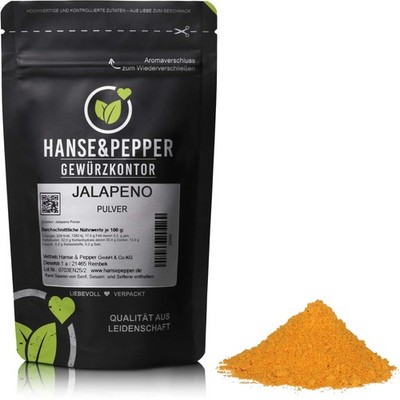 100g Jalapeno Gewürz gemahlen rot fruchtig scharf Chili Pulver Jalapeno