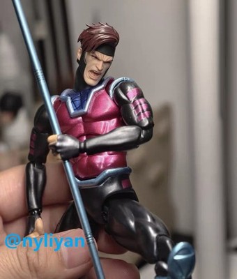1/12 Male Roaring Gambit Man Head Sculpt Model For 6''Action Figure Body Doll