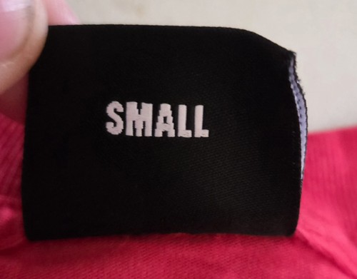 REVENGE Red Embossed Design T-Shirt Size Small Street Wear - GOOD SHAPE - Picture 8 of 8