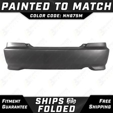 New Painted Nh675m Magnesium Rear Bumper Cover For 2004-2005 Honda Civic Coupe New Painted Nh675m Magnesium Rear Bumper Cover For 2004-2005 Honda Civic Coupe