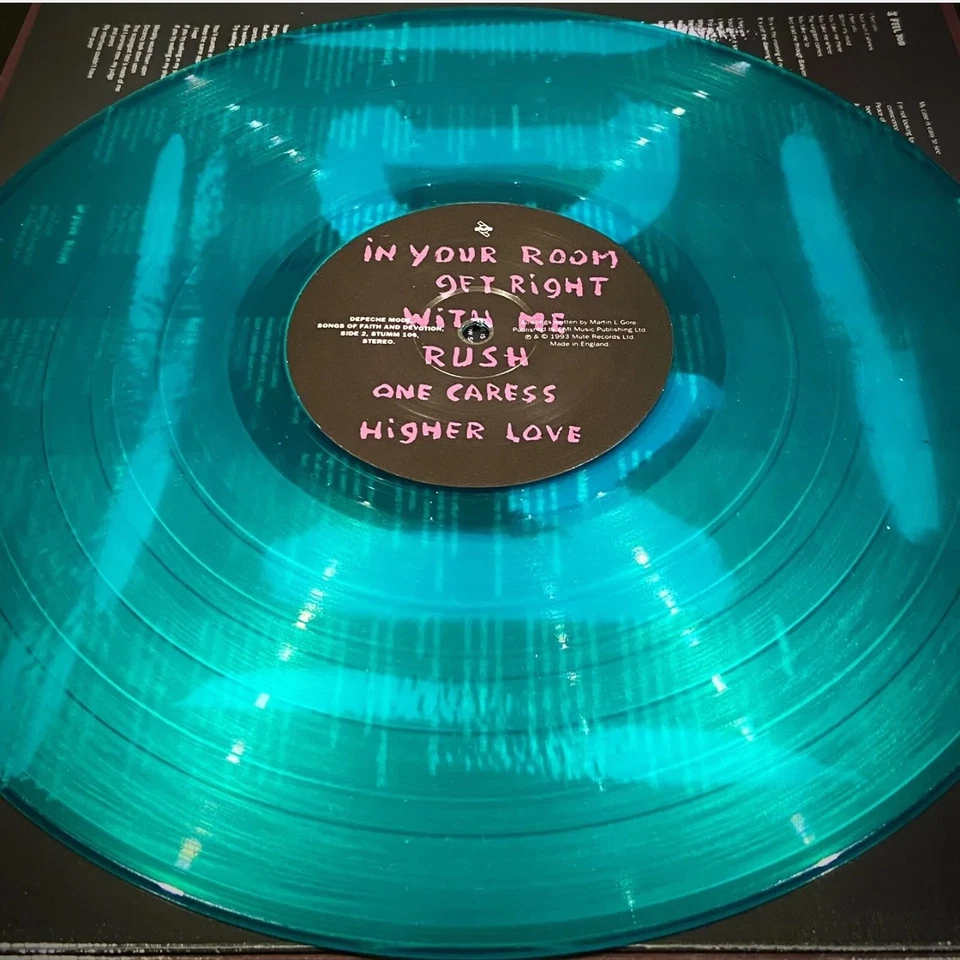 Depeche Mode - Songs of Faith and Devotion UK green Vinyl 1 of 250 - Bild 4 von 4