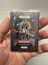 2024 Panini Prizm Monopoly WNBA - Aaliyah Edwards #13 Classic Icons Red Prizm...