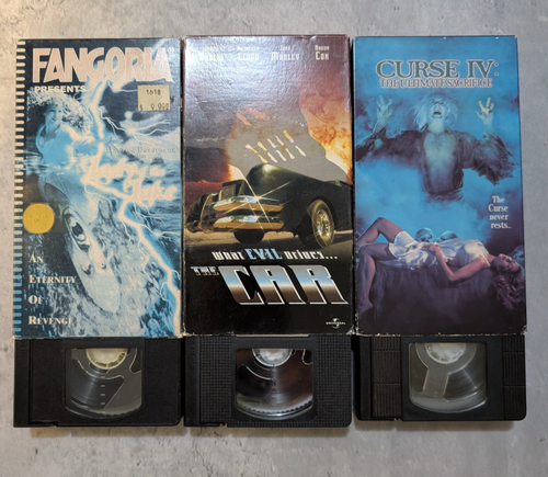 Huge 30 VHS slasher sleaze horror lot - Evil Dead, Zombie High, Witch - TESTED - Picture 10 of 12