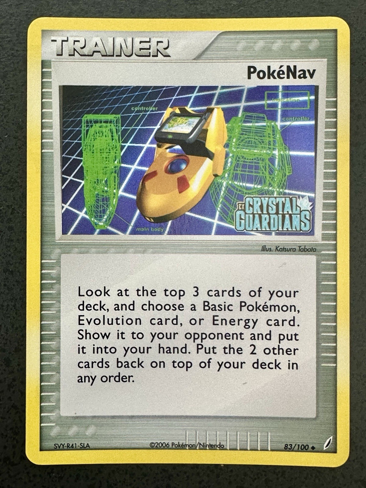 PokeNav 83/100 - EX Crystal Guardians Reverse Holo - NM