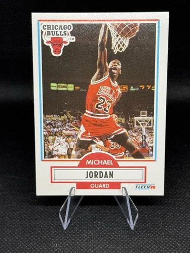 Fleer 1990 Fleer Michael Jordan Chicago Bulls #26 Base Set Basketball Card (AF)