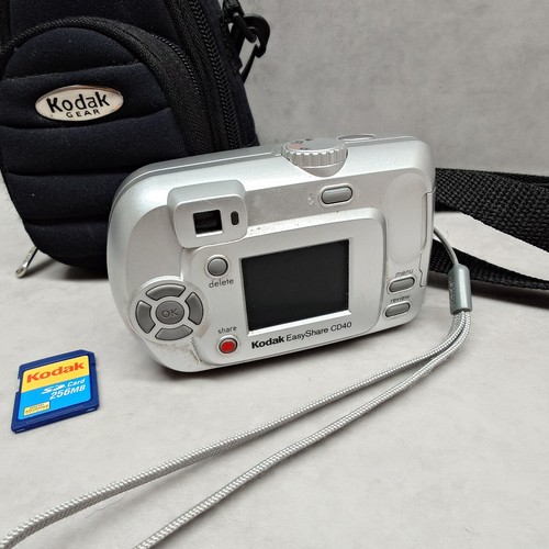 Vintage Kodak Digital Camera EasyShare CD40 4.0MP & Case, Tested - Picture 3 of 5