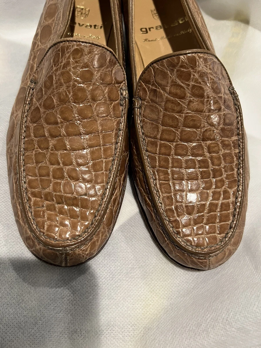 Gravati crocodile best sale loafers
