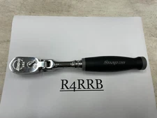 Snap-on Tools NEW DARK TITANIUM Soft Grip 3/8" Drive Flex Head Ratchet FHF80ADT