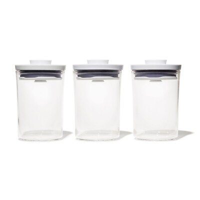 OXO Good Grips  3-teiliges Set runder Mini-POP-Behälter