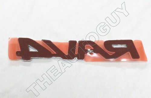 2001 - 2005 TOYOTA "RAV4" CHROME REAR EMBLEM LOGO FACTORY OEM - 75431-42020 - Picture 2 of 2