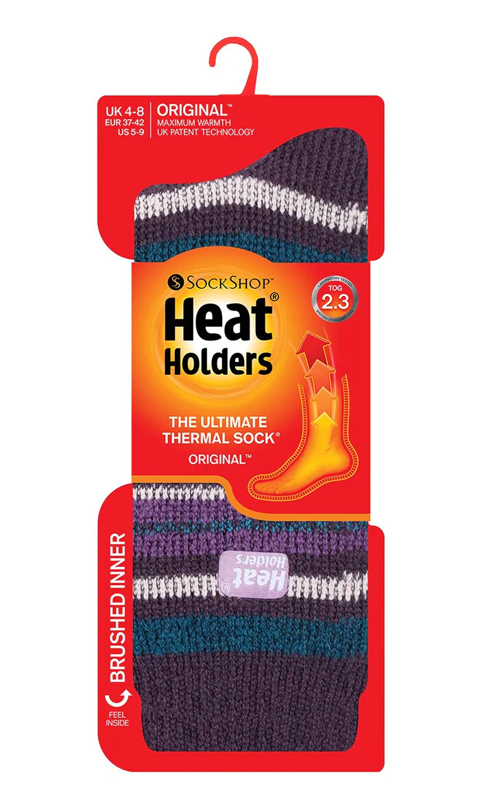 Ladies Thermal Winter Warm Original Heat Holders Socks UK 48 FANTASIA