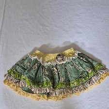 Mustard Pie Floral Green and Yellow Skirt. Size 6t