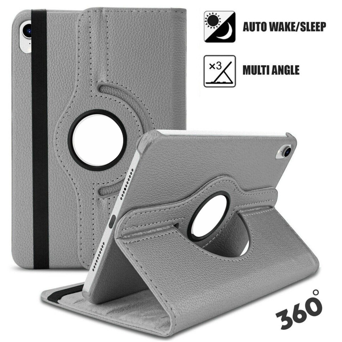 Custodia Libro Per Tablet Lenovo Cover Intelligente Magnetica Per Lenovo Tab M10 3a Gen TB-328FU, Pelle Sintetica, Funzione Sveglia/stand Custodia Protettiva 10.1 Pollici - Foto 11