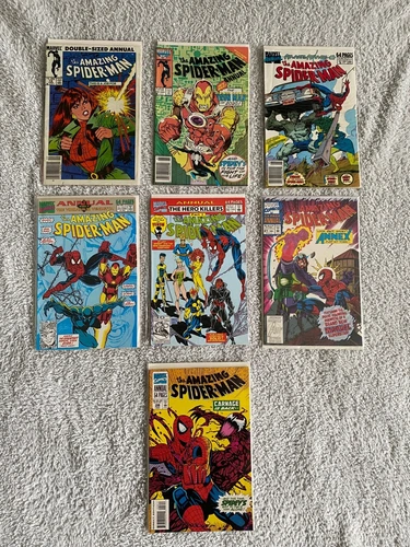The Amazing Spider-Man Annuals - Lot of 7 Comic Books - #19, 20, 23, 25-28