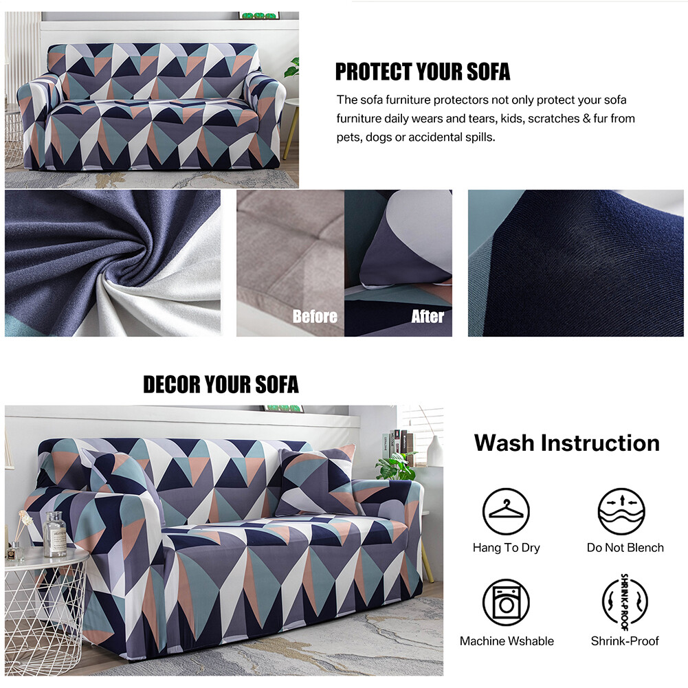 Sofabezug Leopardenprint Dehnbar – Rutschfester Überzug Für 1-Sitzer Sofa (90-140 Cm)