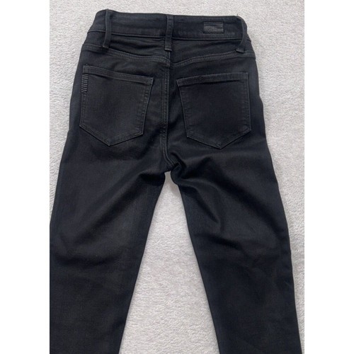 Pantalones de mezclilla negros ultra ajustados Paige Horton, talla 24 - Imagen 7 de 11