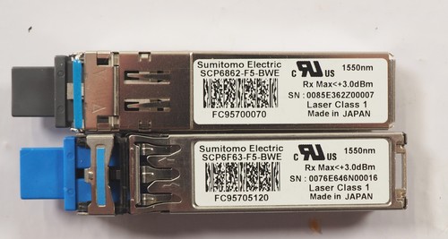 Mixed Lot of Fujitsu / Sumitomo 1550nm Transceivers Modules (See description) - Afbeelding 3 van 4