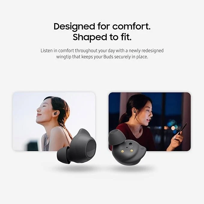 Fones de ouvido Samsung Galaxy Buds FE True Wireless | ANC, Bluetooth, ajuste intra-auricular seguro - Imagem 4 de 4