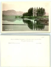 S04-6678, HALGIX LAKE B.C., VINTAGE REAL PHOTO POSTCARD