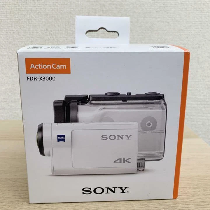 SONY Digital 4K Video Camera Recorder Action Cam FDR-X3000 White