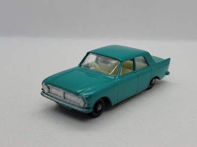 Vintage 1960s Lesney Matchbox Ford Zephyr 6 No.33 Sea Green 1:71