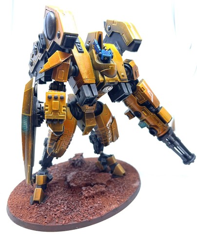 Warhammer 40k Tau Empire Riptide Battle-suit Pro Painted Custom Shield Resin Kit - Bild 3 von 10