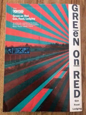 GREEN ON RED Gas Food Lodging  1985 Press ADVERT/Poster/Clipping 11x8 inches