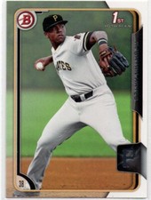 2015 Bowman Draft #137 Ke'Bryan Hayes PITTSBURGH PIRATES Rookie Card 4. rookie card picture