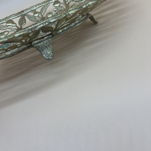 Wainberg Brass Tray Vintage Jewish Brutalist Art Piece Jerusalem Palm Trees HTF - Picture 21 of 24