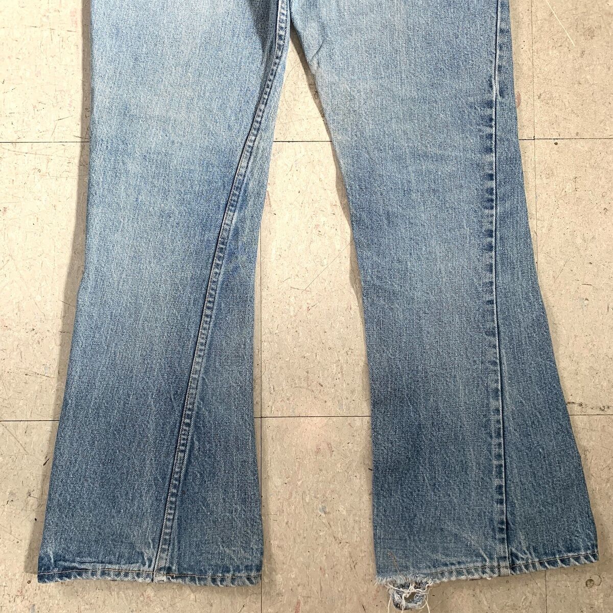 Vintage Levi’s 646 Orange Tab Made In USA Denim Jeans 30x29 Talon Zip