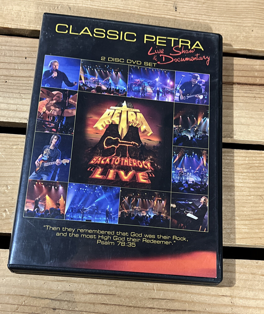 Classic Petra Live Show Documentary DVD 2-Disc Back to the Rock
