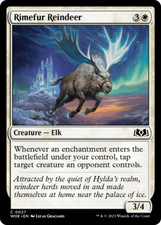 RIMEFUR REINDEER X 4 N/M WILDS OF ELDRAINE MAGIC THE GATHERING