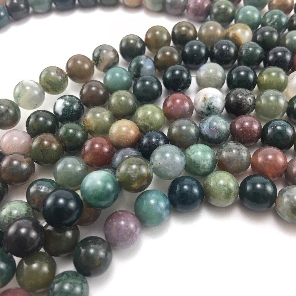 20Pcs Natural Indian Agate Beads 12mm Barrel Shape - Large Hole Loose Gemstone Beads For DIY Jewelry - View #8