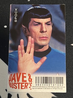 Dave and Buster's - Star Trek Cards - The Original Series - Single Cards |  eBay