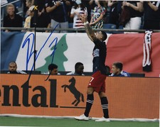 New England Revolution Gustavo Bou Autographed Signed 8x10 Photo COA #1
