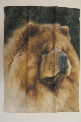 Chow Chow Dog Breed, Puffy Lion dog, Chinese, CHOOSE Reds or Black, Garden flag