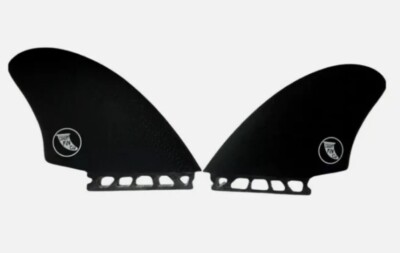 Cardiff Fin Company - RM  Keel - Black Solid Fiberglass - Fits Future