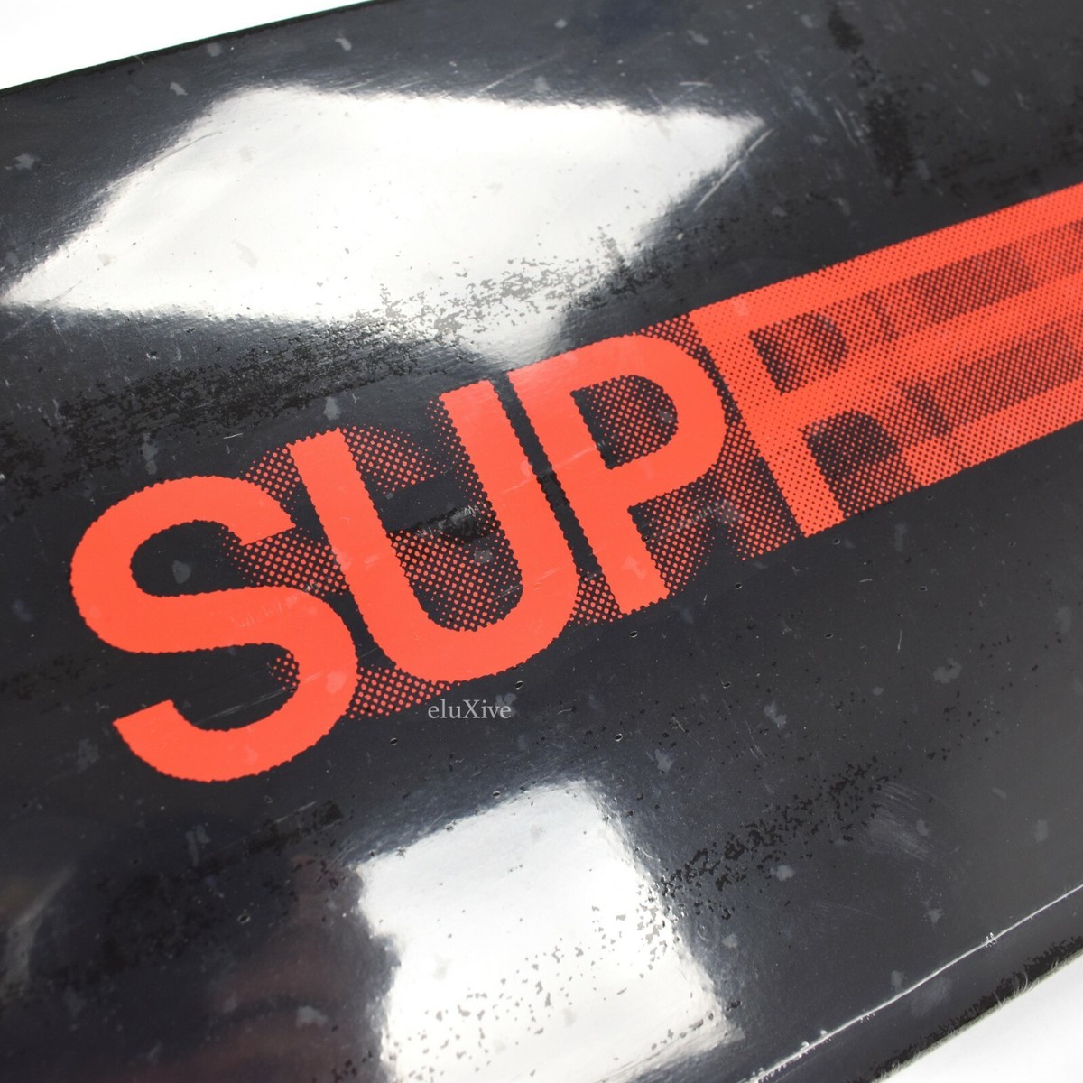 NWT Supreme Black Red Motion Logo Cruiser Skate Deck