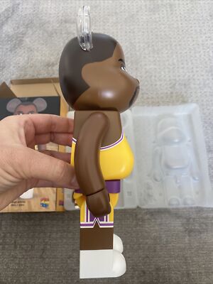 NBA Los Angeles Lakers Magic Johnson 400% 100% Bearbrick