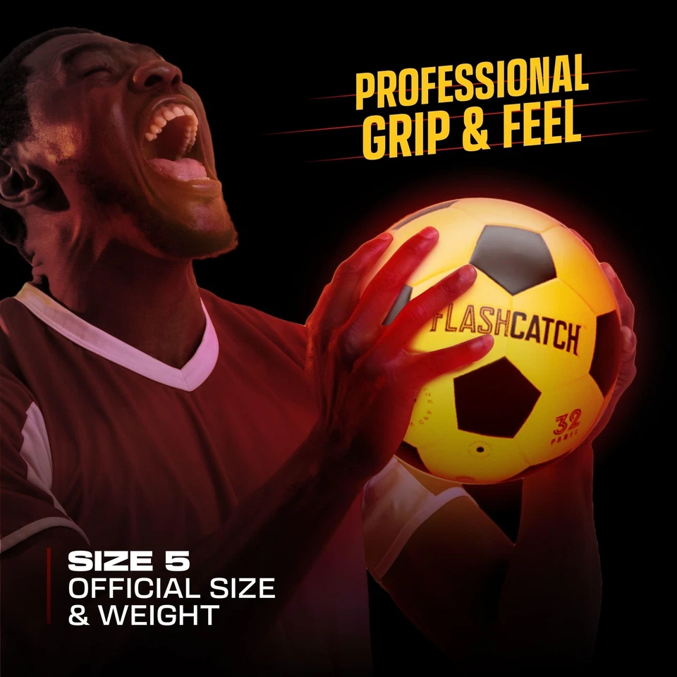 Light Up Soccer Ball - Glow in The Dark - NO 5 - Sports Gear Gifts for Boys &... - Image 3 of 4