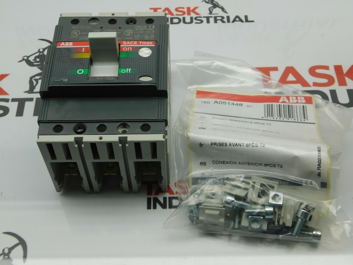 Interruttore Automatico ABB TMAX T2 H 100 – 100 AMP – Nuovo Scatola Aperta, Modulo Di Protezione