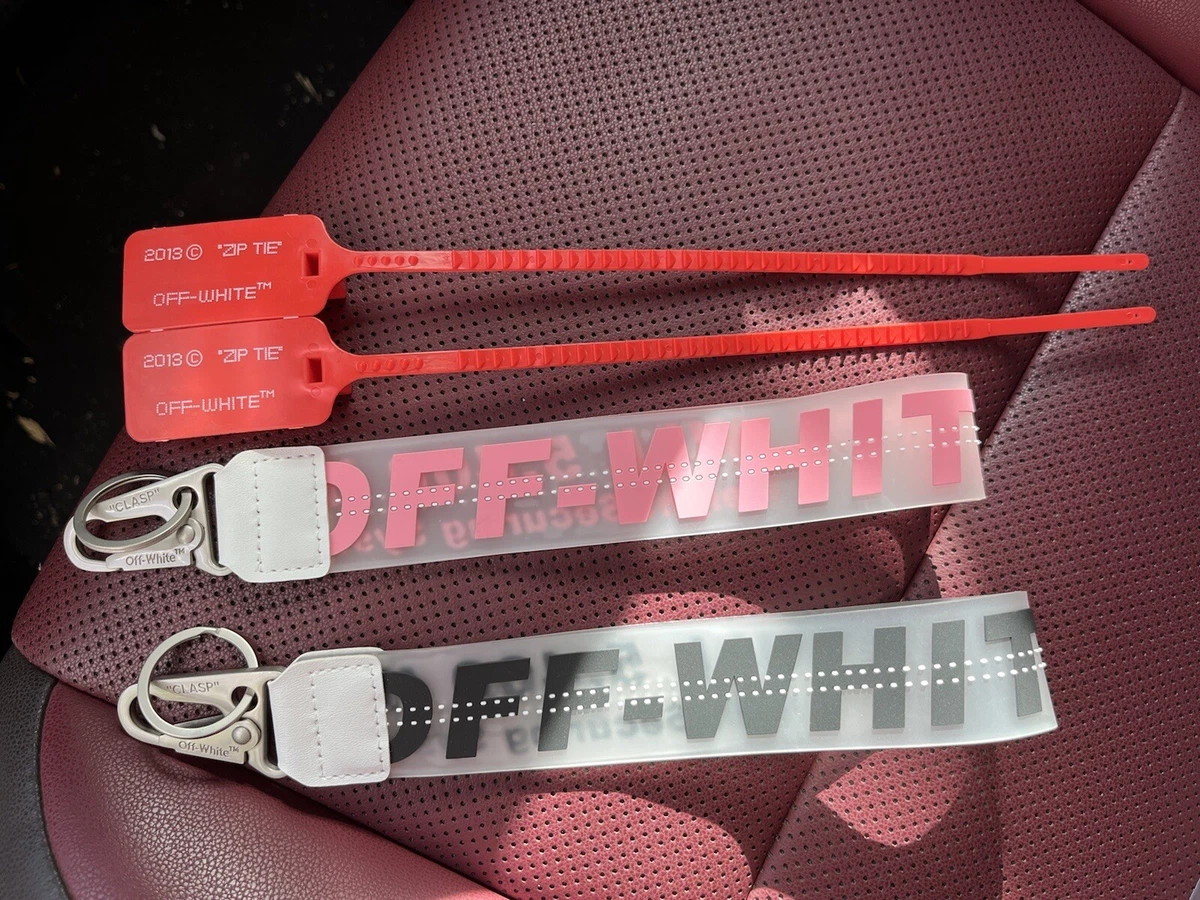 Off white top keyring ebay