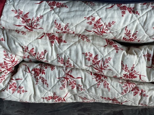 RARE New Ralph Lauren Chaps FULL QUEEN *Hudson River Valley QUILT Coverlet Red - Picture 9 of 13