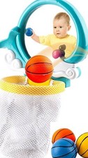 Bath Tub Fun Time Basketball Play Set With Viewing Mirror And 3 Balls