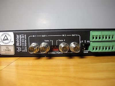 Wohler Panorama VAMP-1 SDI DTV Digital A/V Monitor Panel - AS-IS MISSING BOARD