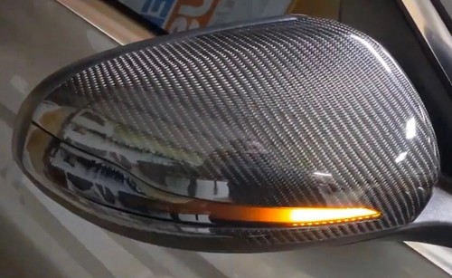 Mercedes Benz W205 W213 W222 X253 Dynamic LED Side Mirror Turn Signal Blinkers - Foto 7 di 7